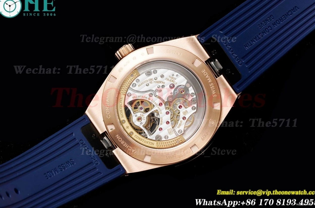 BBR RU Overseas Tourbillon ref Stk 6000V Blue RG 0318